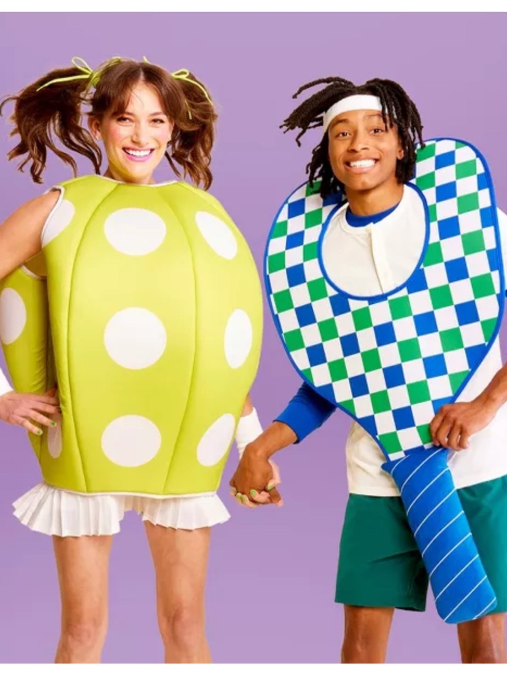 Adult/teen Pickleball racket and Pickle-ball costume (one size)